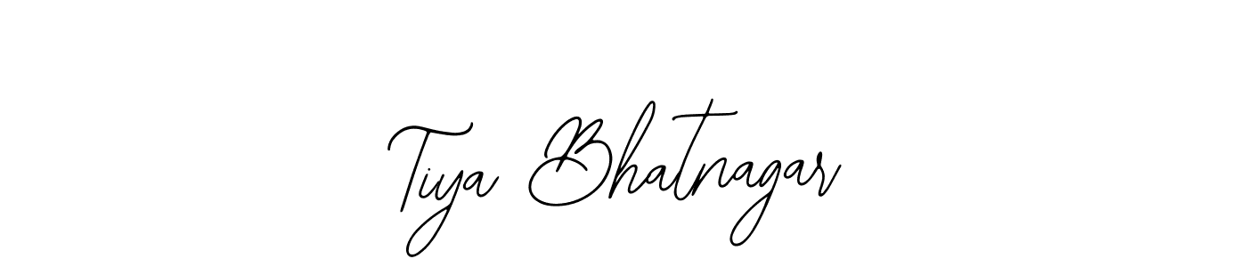 Bearetta-2O07w is a professional signature style that is perfect for those who want to add a touch of class to their signature. It is also a great choice for those who want to make their signature more unique. Get Tiya Bhatnagar name to fancy signature for free. Tiya Bhatnagar signature style 12 images and pictures png