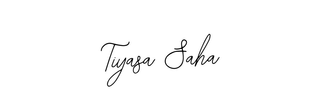 How to make Tiyasa Saha signature? Bearetta-2O07w is a professional autograph style. Create handwritten signature for Tiyasa Saha name. Tiyasa Saha signature style 12 images and pictures png
