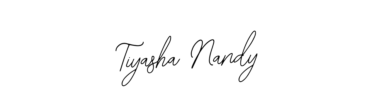 It looks lik you need a new signature style for name Tiyasha Nandy. Design unique handwritten (Bearetta-2O07w) signature with our free signature maker in just a few clicks. Tiyasha Nandy signature style 12 images and pictures png