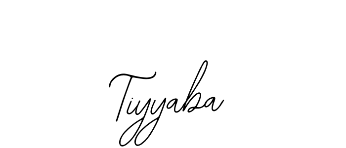 Use a signature maker to create a handwritten signature online. With this signature software, you can design (Bearetta-2O07w) your own signature for name Tiyyaba. Tiyyaba signature style 12 images and pictures png