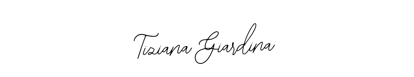 How to make Tiziana Giardina name signature. Use Bearetta-2O07w style for creating short signs online. This is the latest handwritten sign. Tiziana Giardina signature style 12 images and pictures png