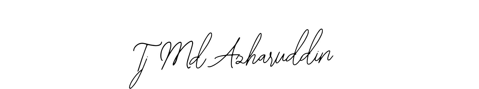 This is the best signature style for the Tj Md Azharuddin name. Also you like these signature font (Bearetta-2O07w). Mix name signature. Tj Md Azharuddin signature style 12 images and pictures png