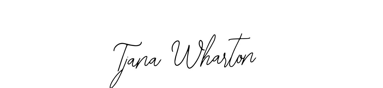 Make a short Tjana Wharton signature style. Manage your documents anywhere anytime using Bearetta-2O07w. Create and add eSignatures, submit forms, share and send files easily. Tjana Wharton signature style 12 images and pictures png