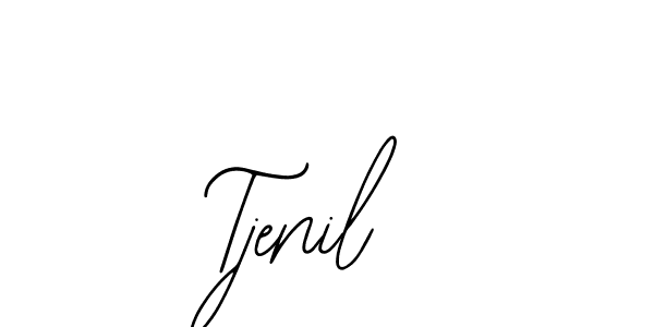 Make a beautiful signature design for name Tjenil. With this signature (Bearetta-2O07w) style, you can create a handwritten signature for free. Tjenil signature style 12 images and pictures png