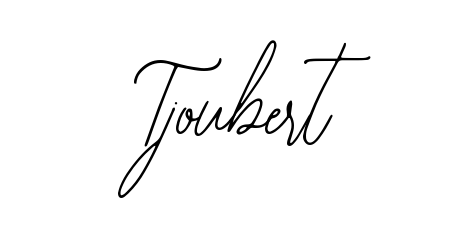 How to make Tjoubert name signature. Use Bearetta-2O07w style for creating short signs online. This is the latest handwritten sign. Tjoubert signature style 12 images and pictures png