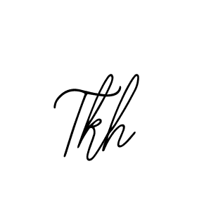 How to make Tkh signature? Bearetta-2O07w is a professional autograph style. Create handwritten signature for Tkh name. Tkh signature style 12 images and pictures png