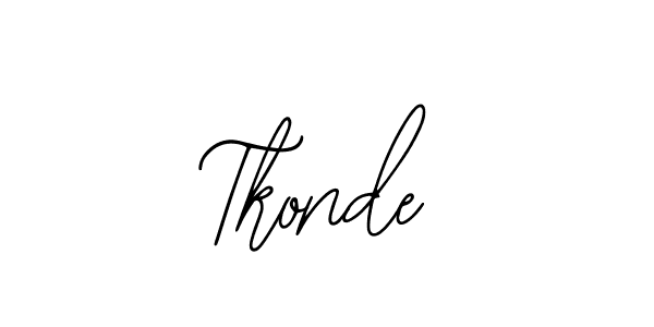 Also we have Tkonde name is the best signature style. Create professional handwritten signature collection using Bearetta-2O07w autograph style. Tkonde signature style 12 images and pictures png