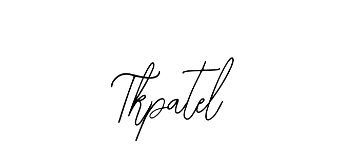 Make a beautiful signature design for name Tkpatel. Use this online signature maker to create a handwritten signature for free. Tkpatel signature style 12 images and pictures png
