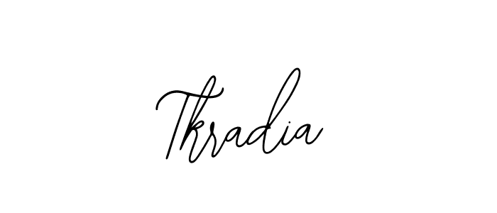 Tkradia stylish signature style. Best Handwritten Sign (Bearetta-2O07w) for my name. Handwritten Signature Collection Ideas for my name Tkradia. Tkradia signature style 12 images and pictures png