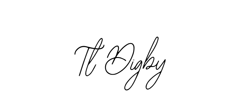 Design your own signature with our free online signature maker. With this signature software, you can create a handwritten (Bearetta-2O07w) signature for name Tl Digby. Tl Digby signature style 12 images and pictures png