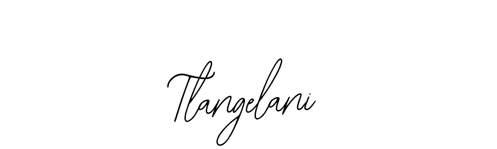 You should practise on your own different ways (Bearetta-2O07w) to write your name (Tlangelani) in signature. don't let someone else do it for you. Tlangelani signature style 12 images and pictures png