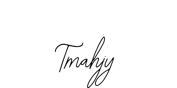 Similarly Bearetta-2O07w is the best handwritten signature design. Signature creator online .You can use it as an online autograph creator for name Tmahjy. Tmahjy signature style 12 images and pictures png
