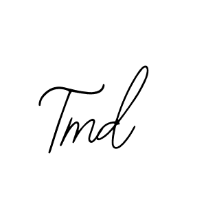 How to make Tmd signature? Bearetta-2O07w is a professional autograph style. Create handwritten signature for Tmd name. Tmd signature style 12 images and pictures png