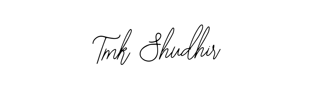 if you are searching for the best signature style for your name Tmk Shudhir. so please give up your signature search. here we have designed multiple signature styles  using Bearetta-2O07w. Tmk Shudhir signature style 12 images and pictures png