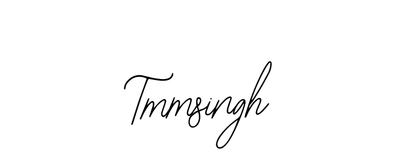How to make Tmmsingh name signature. Use Bearetta-2O07w style for creating short signs online. This is the latest handwritten sign. Tmmsingh signature style 12 images and pictures png