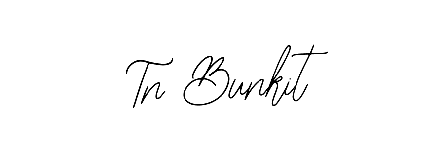 Make a beautiful signature design for name Tn Bunkit. With this signature (Bearetta-2O07w) style, you can create a handwritten signature for free. Tn Bunkit signature style 12 images and pictures png