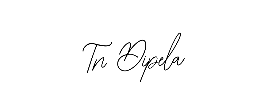 Similarly Bearetta-2O07w is the best handwritten signature design. Signature creator online .You can use it as an online autograph creator for name Tn Dipela. Tn Dipela signature style 12 images and pictures png