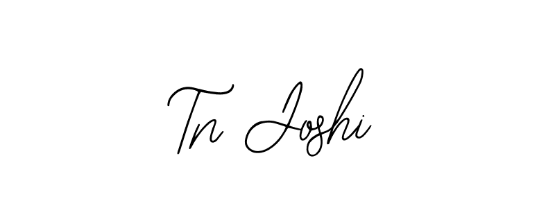 Create a beautiful signature design for name Tn Joshi. With this signature (Bearetta-2O07w) fonts, you can make a handwritten signature for free. Tn Joshi signature style 12 images and pictures png