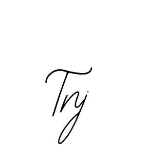 Make a beautiful signature design for name Tnj. Use this online signature maker to create a handwritten signature for free. Tnj signature style 12 images and pictures png