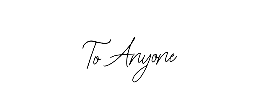 This is the best signature style for the To Anyone name. Also you like these signature font (Bearetta-2O07w). Mix name signature. To Anyone signature style 12 images and pictures png