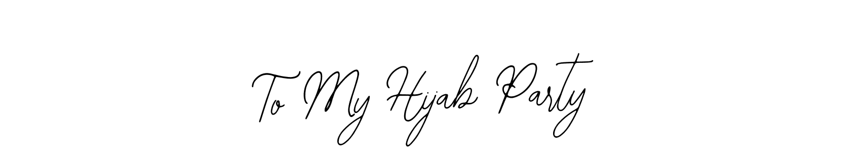 Make a beautiful signature design for name To My Hijab Party. Use this online signature maker to create a handwritten signature for free. To My Hijab Party signature style 12 images and pictures png