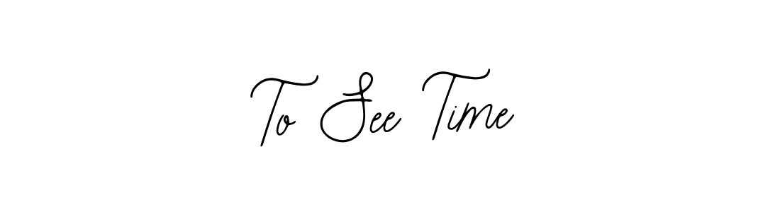 The best way (Bearetta-2O07w) to make a short signature is to pick only two or three words in your name. The name To See Time include a total of six letters. For converting this name. To See Time signature style 12 images and pictures png