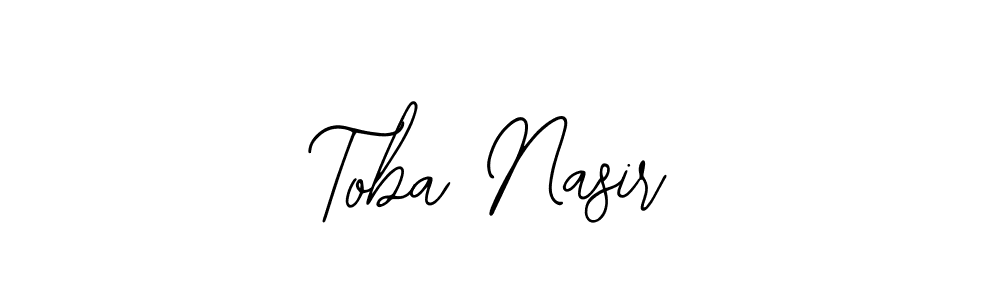 Use a signature maker to create a handwritten signature online. With this signature software, you can design (Bearetta-2O07w) your own signature for name Toba Nasir. Toba Nasir signature style 12 images and pictures png