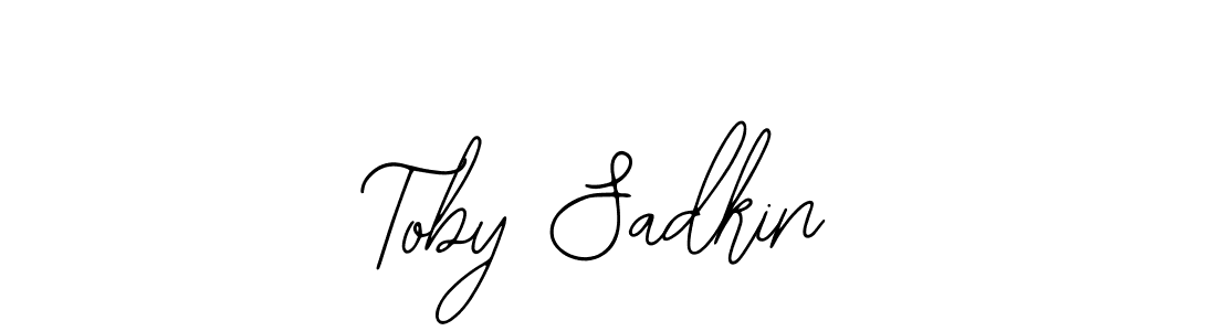 Similarly Bearetta-2O07w is the best handwritten signature design. Signature creator online .You can use it as an online autograph creator for name Toby Sadkin. Toby Sadkin signature style 12 images and pictures png