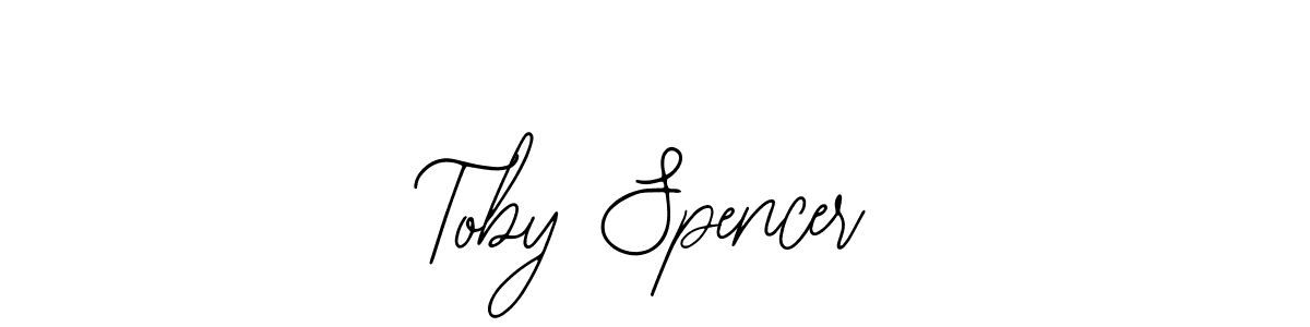 The best way (Bearetta-2O07w) to make a short signature is to pick only two or three words in your name. The name Toby Spencer include a total of six letters. For converting this name. Toby Spencer signature style 12 images and pictures png