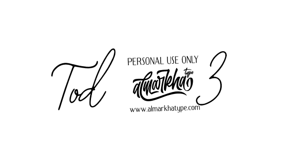 if you are searching for the best signature style for your name Tod 73. so please give up your signature search. here we have designed multiple signature styles  using Bearetta-2O07w. Tod 73 signature style 12 images and pictures png