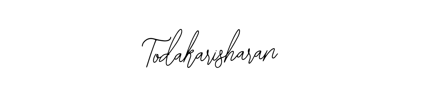 Design your own signature with our free online signature maker. With this signature software, you can create a handwritten (Bearetta-2O07w) signature for name Todakarisharan. Todakarisharan signature style 12 images and pictures png