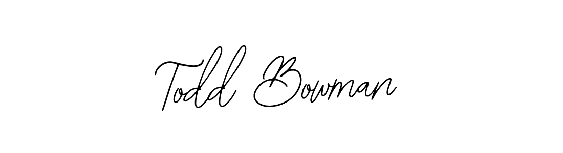 Make a beautiful signature design for name Todd Bowman. With this signature (Bearetta-2O07w) style, you can create a handwritten signature for free. Todd Bowman signature style 12 images and pictures png