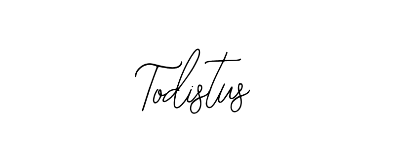 How to make Todistus name signature. Use Bearetta-2O07w style for creating short signs online. This is the latest handwritten sign. Todistus signature style 12 images and pictures png