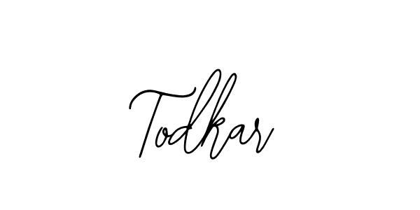 Design your own signature with our free online signature maker. With this signature software, you can create a handwritten (Bearetta-2O07w) signature for name Todkar. Todkar signature style 12 images and pictures png