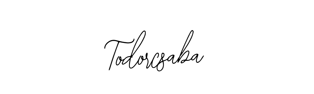 Use a signature maker to create a handwritten signature online. With this signature software, you can design (Bearetta-2O07w) your own signature for name Todorcsaba. Todorcsaba signature style 12 images and pictures png