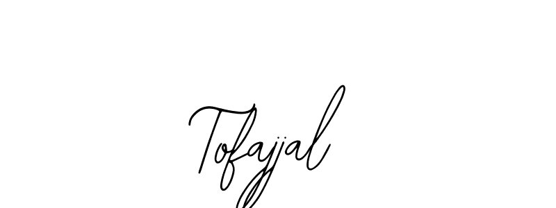 Use a signature maker to create a handwritten signature online. With this signature software, you can design (Bearetta-2O07w) your own signature for name Tofajjal. Tofajjal signature style 12 images and pictures png