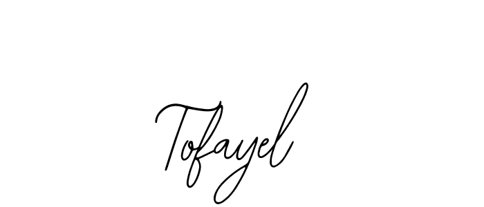 Use a signature maker to create a handwritten signature online. With this signature software, you can design (Bearetta-2O07w) your own signature for name Tofayel. Tofayel signature style 12 images and pictures png