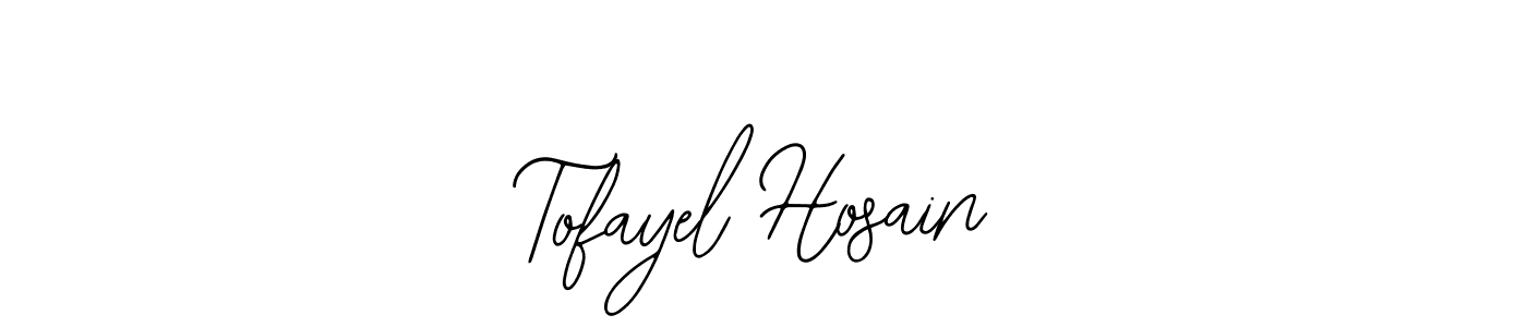 Use a signature maker to create a handwritten signature online. With this signature software, you can design (Bearetta-2O07w) your own signature for name Tofayel Hosain. Tofayel Hosain signature style 12 images and pictures png