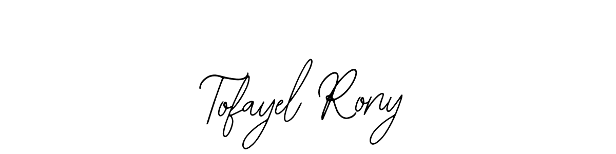 Design your own signature with our free online signature maker. With this signature software, you can create a handwritten (Bearetta-2O07w) signature for name Tofayel Rony. Tofayel Rony signature style 12 images and pictures png