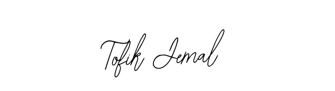 This is the best signature style for the Tofik Jemal name. Also you like these signature font (Bearetta-2O07w). Mix name signature. Tofik Jemal signature style 12 images and pictures png