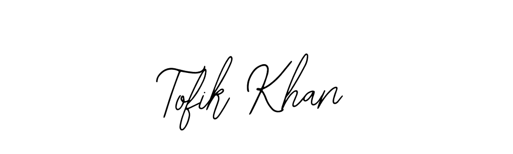 Also You can easily find your signature by using the search form. We will create Tofik Khan name handwritten signature images for you free of cost using Bearetta-2O07w sign style. Tofik Khan signature style 12 images and pictures png