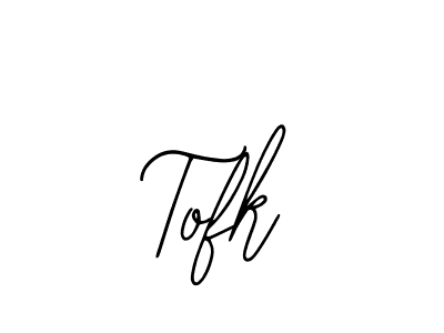 Also You can easily find your signature by using the search form. We will create Tofk name handwritten signature images for you free of cost using Bearetta-2O07w sign style. Tofk signature style 12 images and pictures png