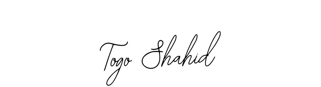 Once you've used our free online signature maker to create your best signature Bearetta-2O07w style, it's time to enjoy all of the benefits that Togo Shahid name signing documents. Togo Shahid signature style 12 images and pictures png