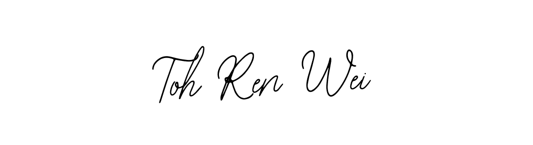 Make a short Toh Ren Wei signature style. Manage your documents anywhere anytime using Bearetta-2O07w. Create and add eSignatures, submit forms, share and send files easily. Toh Ren Wei signature style 12 images and pictures png