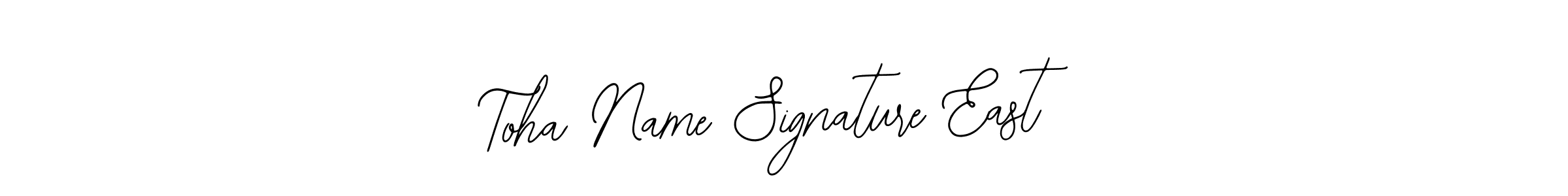 Make a beautiful signature design for name Toha Name Signature East. Use this online signature maker to create a handwritten signature for free. Toha Name Signature East signature style 12 images and pictures png