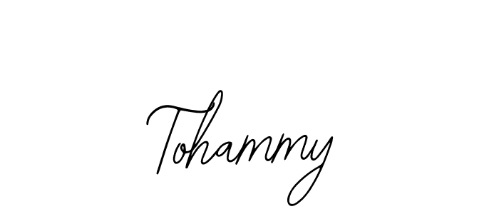 Make a beautiful signature design for name Tohammy. With this signature (Bearetta-2O07w) style, you can create a handwritten signature for free. Tohammy signature style 12 images and pictures png