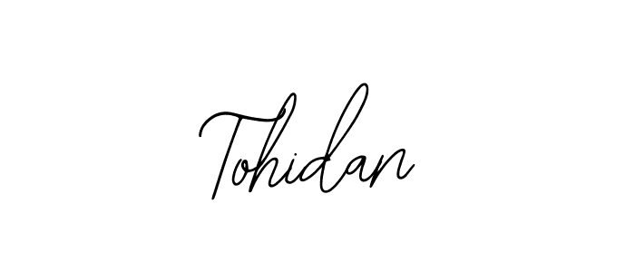 The best way (Bearetta-2O07w) to make a short signature is to pick only two or three words in your name. The name Tohidan include a total of six letters. For converting this name. Tohidan signature style 12 images and pictures png