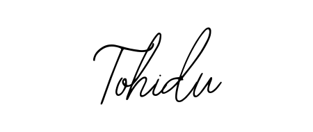 Enhance your business communications with Tohidu signature in Bearetta-2O07w lettering. Clean, modern, and universally compatible. Tohidu signature style 12 images and pictures png