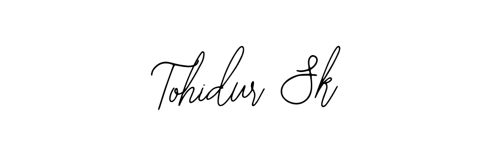 How to make Tohidur Sk name signature. Use Bearetta-2O07w style for creating short signs online. This is the latest handwritten sign. Tohidur Sk signature style 12 images and pictures png