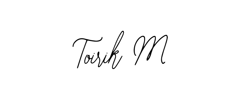 This is the best signature style for the Toirik M name. Also you like these signature font (Bearetta-2O07w). Mix name signature. Toirik M signature style 12 images and pictures png